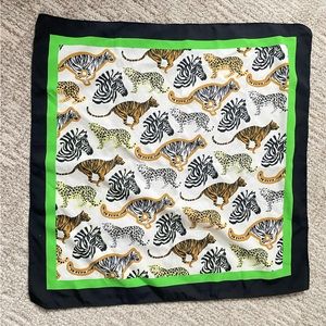 50×50cm animal printed scarf
